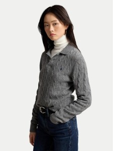 Polo Ralph Lauren Sweter 211972132500 Szary Regular Fit