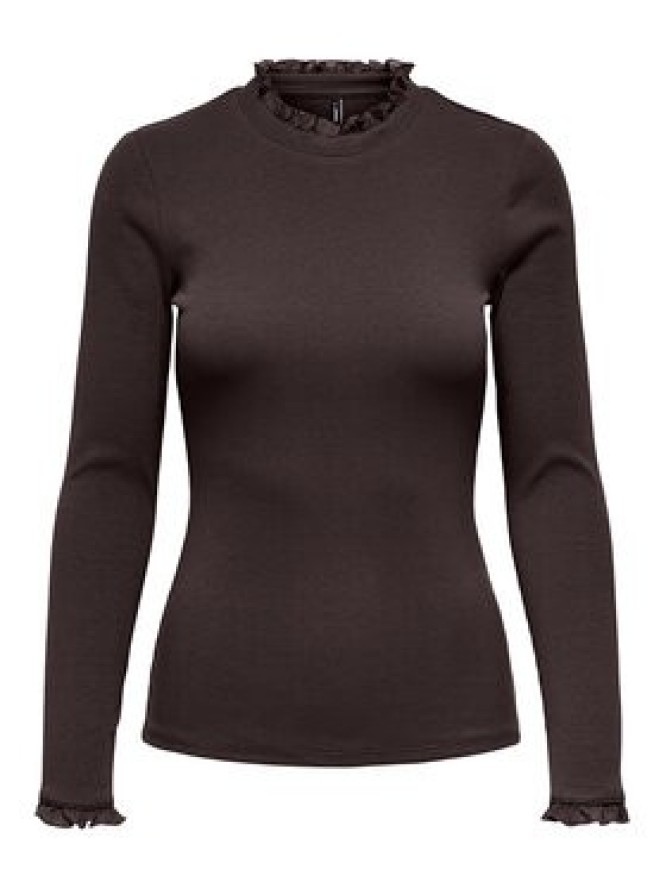 ONLY Bluzka Leslie 15277888 Brązowy Regular Fit