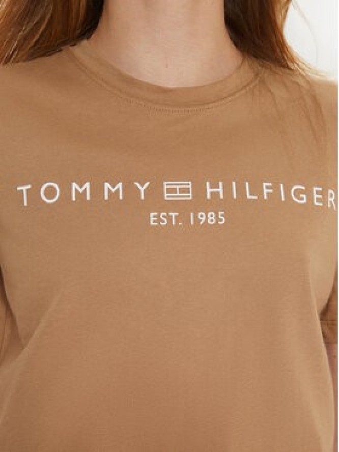Tommy Hilfiger T-Shirt WW0WW40276 Beżowy Regular Fit