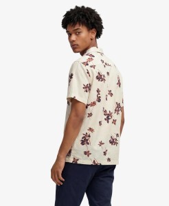 superdry Cabana Poolside Koszula Krótki Rękaw z bawełny organicznej — Relaxed