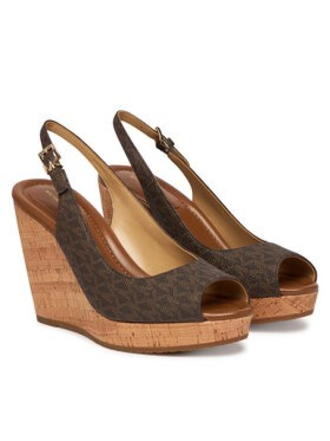 MICHAEL Michael Kors Sandały Rosie Wedge 40S6RSHS1B Brązowy