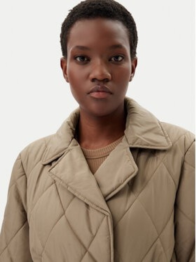 Vila Kurtka puchowa Dita 14087604 Brązowy Regular Fit