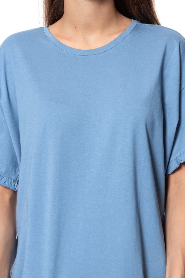 MUSTANG T SHIRT DAMSKI Alina C Ruffle 1009446 5407