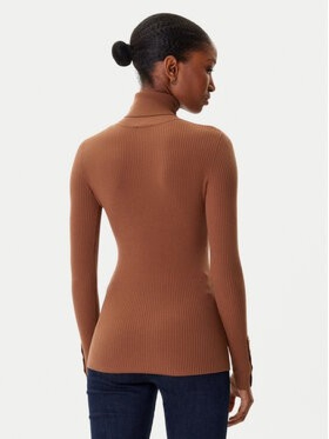 Elisabetta Franchi Golf MK-11B-56E2-V290 Brązowy Slim Fit