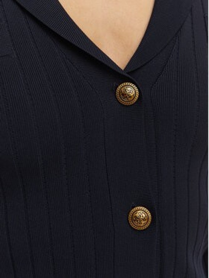 Guess Kardigan W5YR11 Z0130 Granatowy Regular Fit