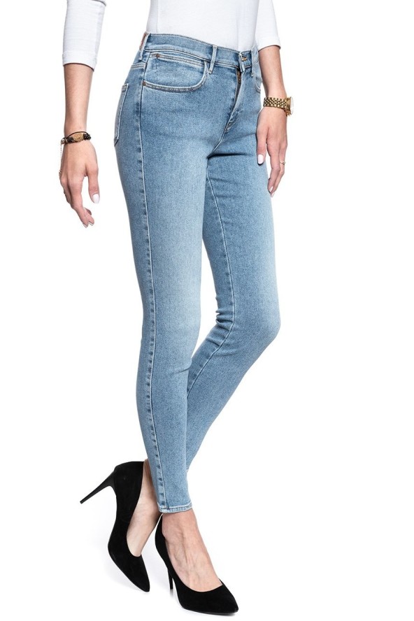 WRANGLER HIGH SKINNY BLUE POWDER W27HFS15L 112128076