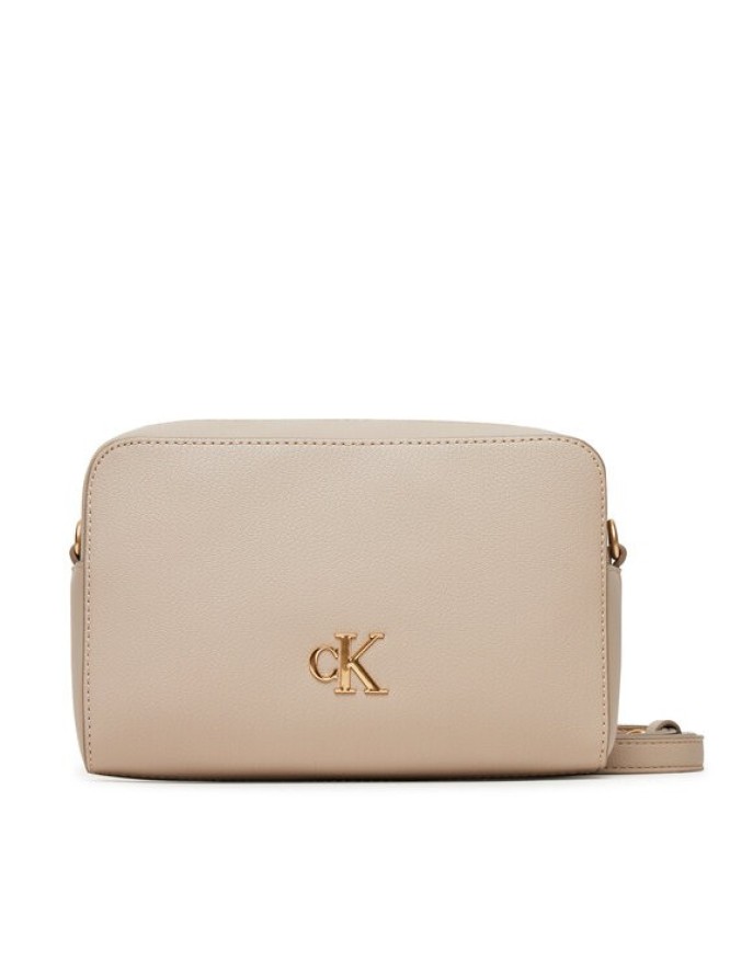 Calvin Klein Jeans Torebka Minimal Monogram Ew Camera Bag LV04K3162G Écru