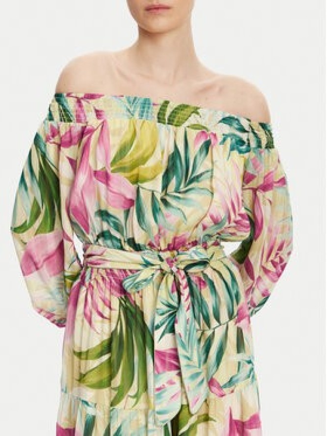 Guess Sukienka letnia W5GT16 WH9Z2 Kolorowy Regular Fit