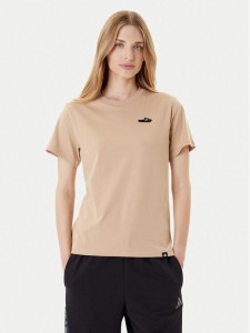 adidas T-Shirt Slide Graphic JZ1037 Beżowy Regular Fit