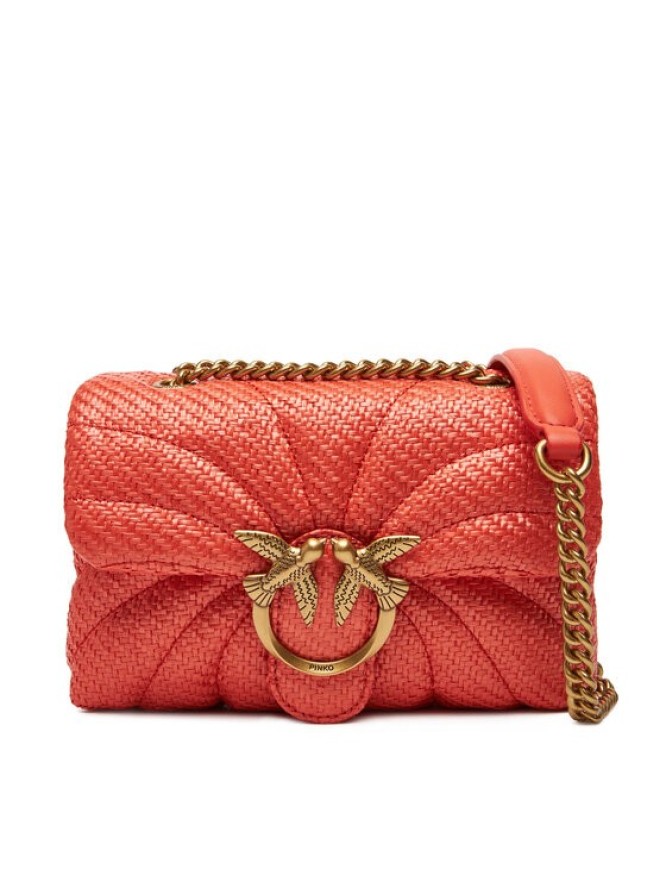 PINKO Torebka Love Puff Mini PE 25 PLTT 100039 A2C8 Pomarańczowy