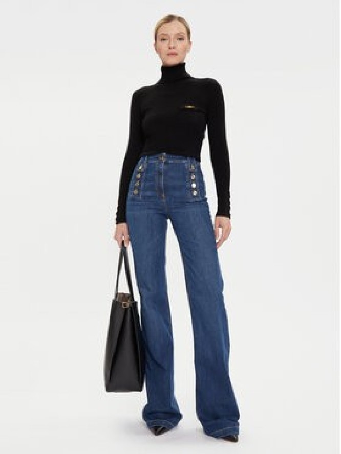 Elisabetta Franchi Jeansy PJ-02D-56E2-V440 Niebieski Regular Fit