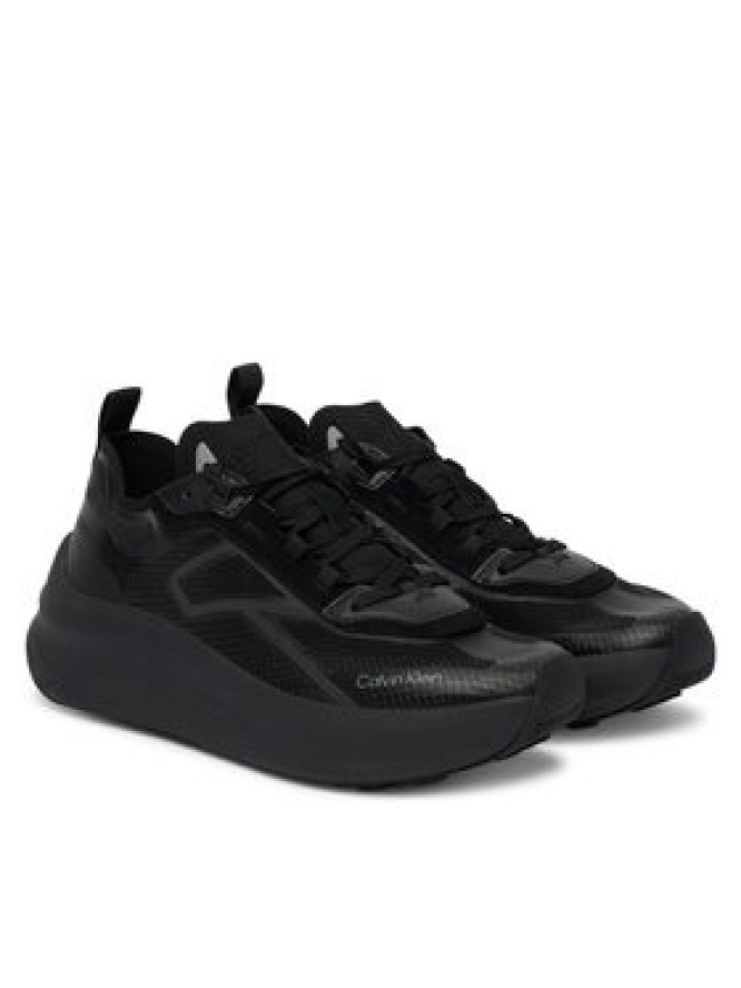Calvin Klein Sneakersy Chunky Run Ckstripe Lup Tran Rip HW0HW03005 Czarny