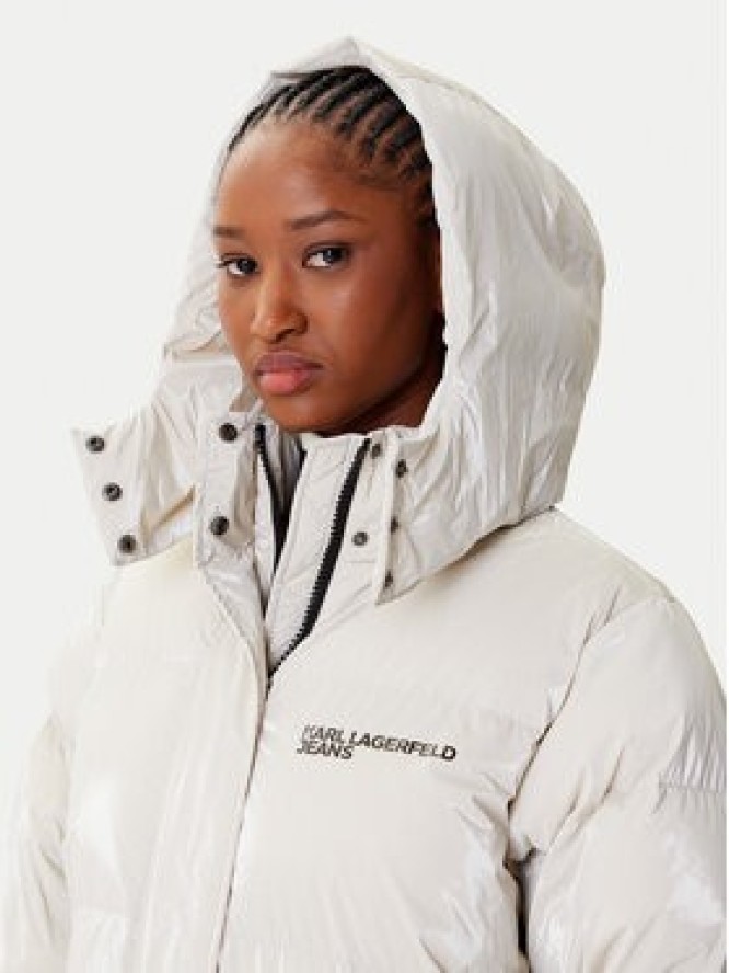 Karl Lagerfeld Jeans Kurtka zimowa A4W15020 Beżowy Regular Fit