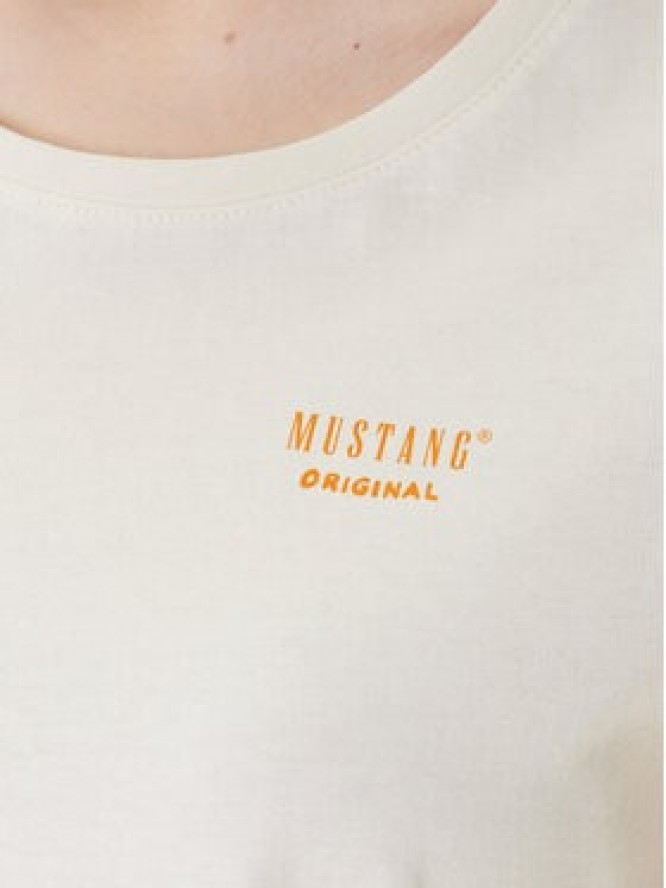 Mustang T-Shirt Alma 1016155 Biały Regular Fit