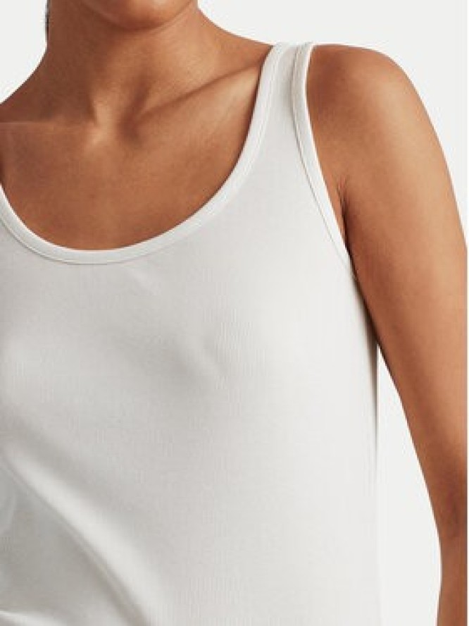 LAUREN RALPH LAUREN Top 200704777004 Biały Slim Fit