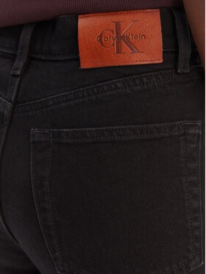 Calvin Klein Jeans Jeansy LV047E734G Czarny Taper Fit
