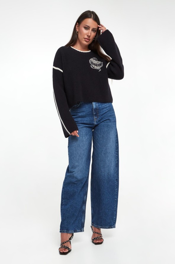 Sweter damski wełniany Alicudi PINKO