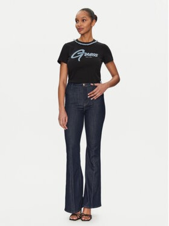 Guess T-Shirt W5GI03 I3Z14 Czarny Regular Fit