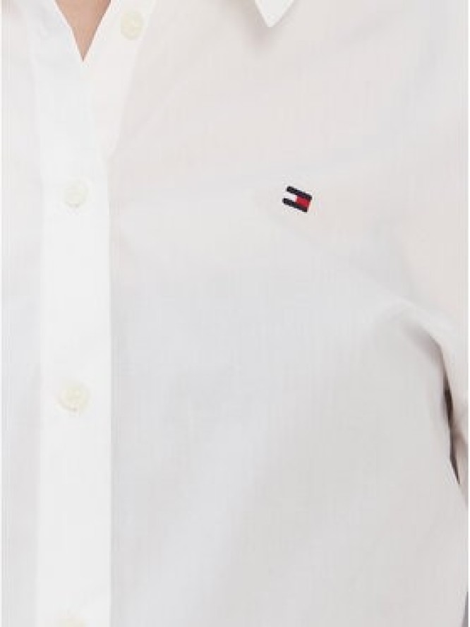 Tommy Hilfiger Koszula WW0WW43577 Biały Regular Fit