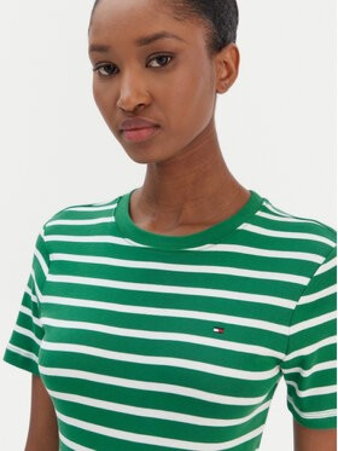 Tommy Hilfiger T-Shirt New Cody WW0WW40587 Zielony Slim Fit