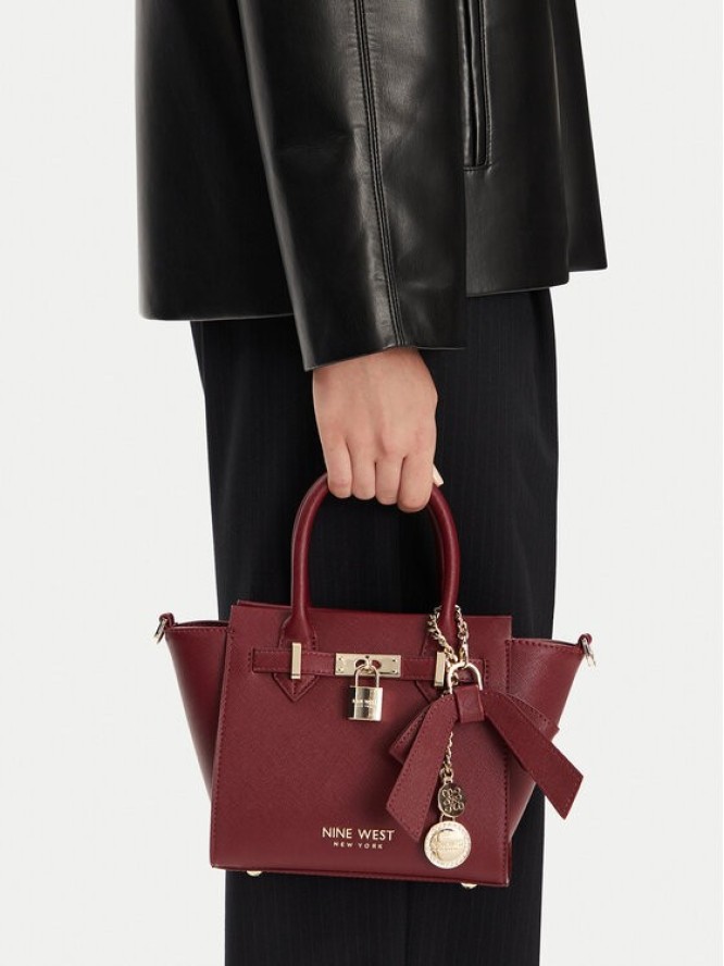 Nine West Torebka CEO-Chelsea-Charm-I-LX10187 Bordowy