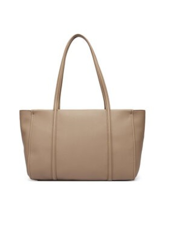 Calvin Klein Torebka Emblem Hw Pebble Tote LV04F3424G Beżowy