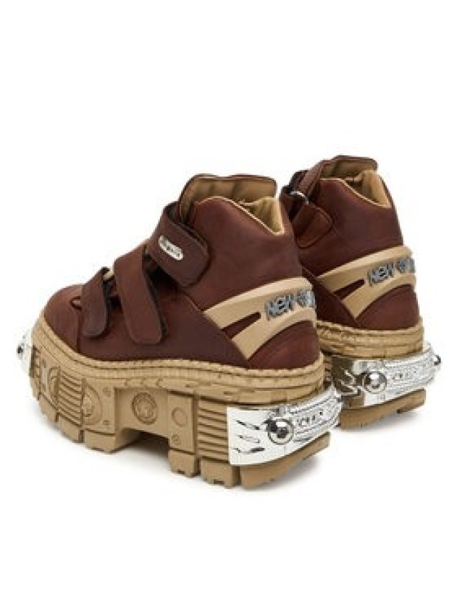 NEW ROCK Sneakersy M-WALL285-C16 Brązowy
