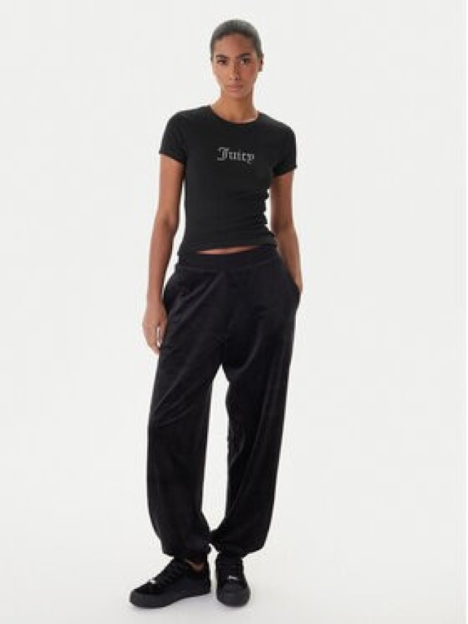 Juicy Couture T-Shirt Esme JCWCT225323 Czarny Slim Fit