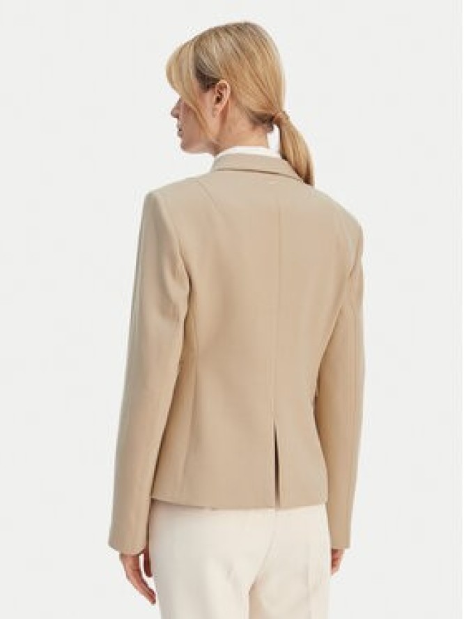 BOSS Marynarka Jia14 50556336 Beżowy Slim Fit
