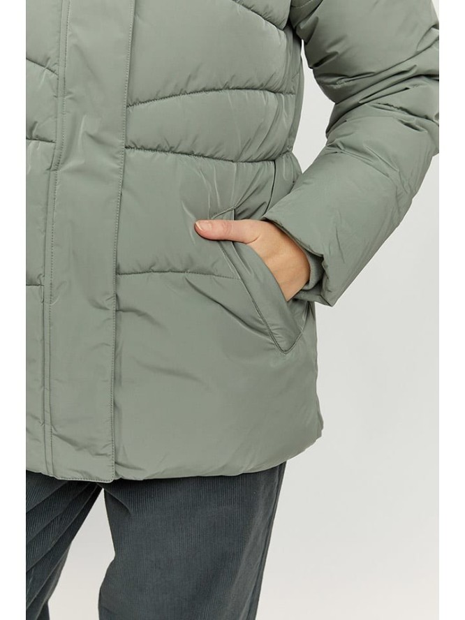MAZINE Kurtka pikowana "Wanda" w kolorze zielonym rozmiar: M