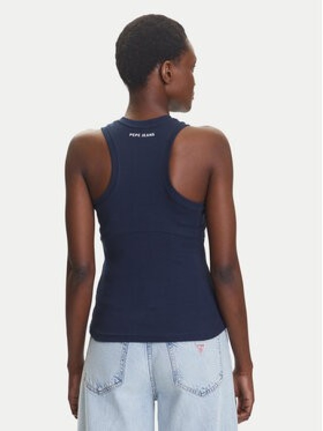 Pepe Jeans Top Red Bull Racing Logo RL500011 Granatowy Slim Fit