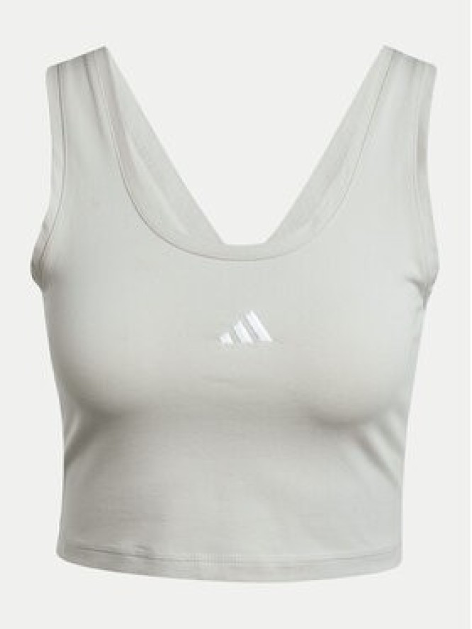 adidas Top Essentials Small Logo JD0561 Beżowy Slim Fit
