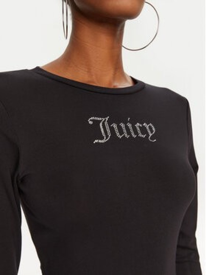 Juicy Couture Sukienka codzienna Dizzie JCWED24309 Czarny Slim Fit