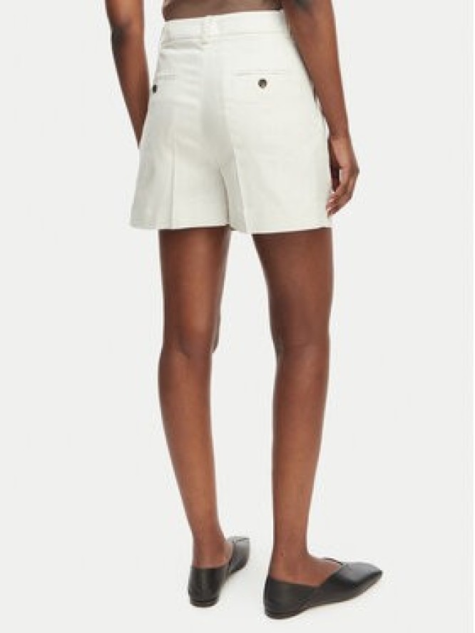 Calvin Klein Jeans Szorty materiałowe LV047F632G Biały Regular Fit