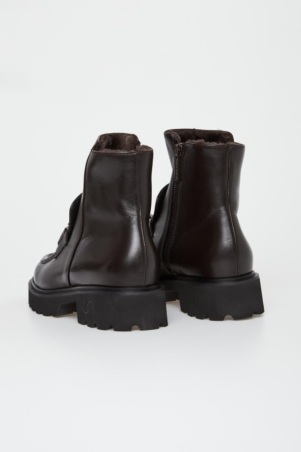 Botki damskie skórzane CESARE CASADEI