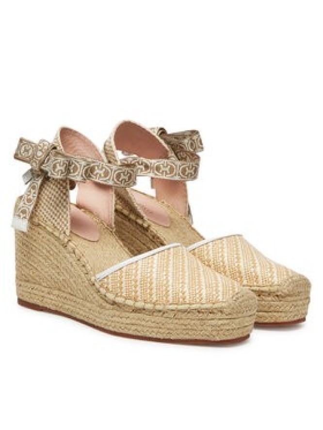 Coccinelle Espadryle E4 SRK 32 01 01 Beżowy