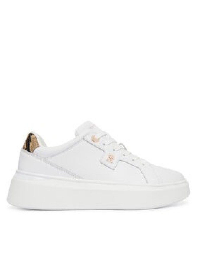 Tommy Hilfiger Sneakersy Chic Platform Snake FW0FW09456 Biały