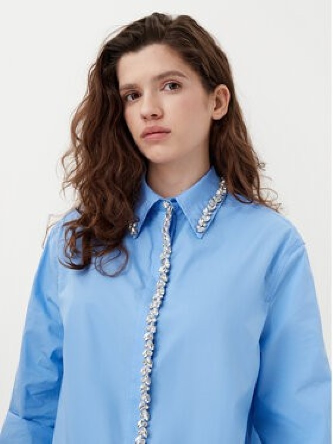 Motivi Koszula 5356W000379N Niebieski Relaxed Fit