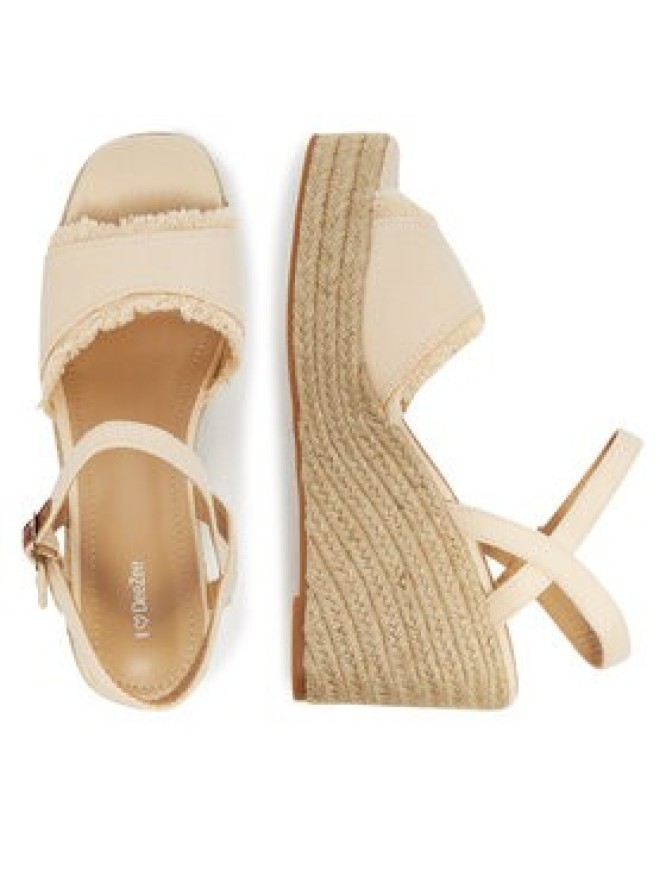 DeeZee Espadryle E0822-4A Beżowy