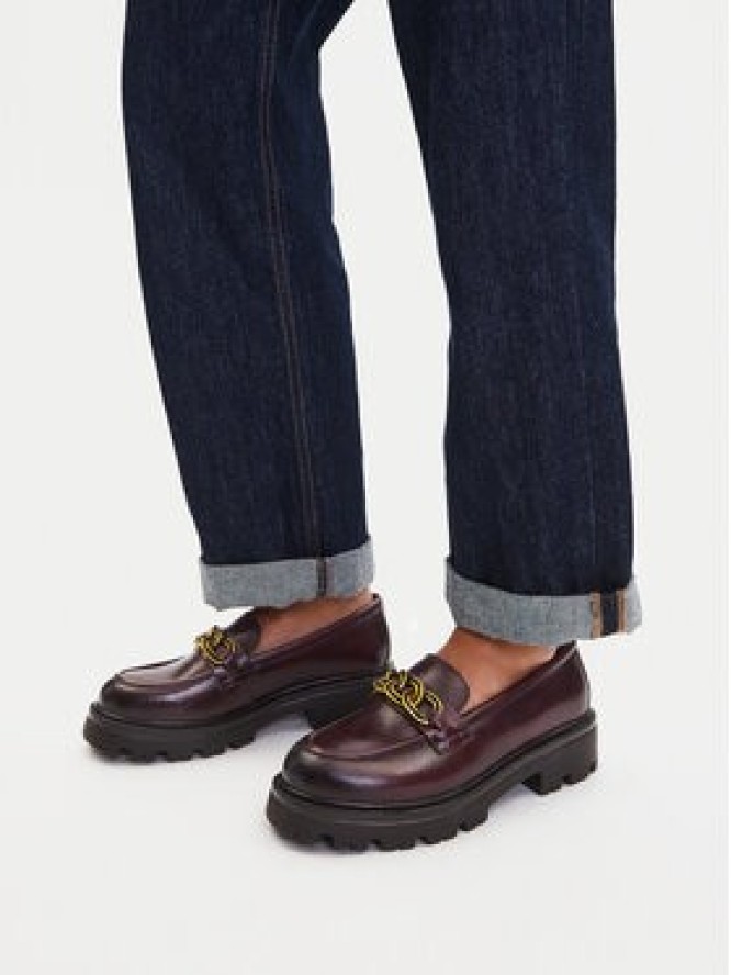 Lasocki Loafersy CEO-WI33-CSA538-SANDY-43 Bordowy