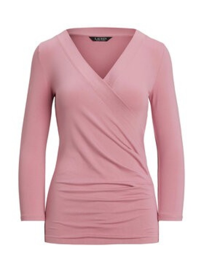 LAUREN RALPH LAUREN Bluzka 200824366027 Różowy Slim Fit