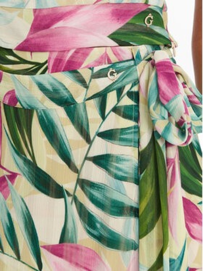 Guess Spódnica midi W5GD66 WH9Z2 Kolorowy Regular Fit