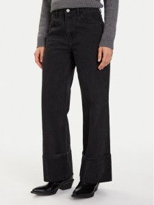 Eleh Jeansy EL072 Czarny Regular Fit