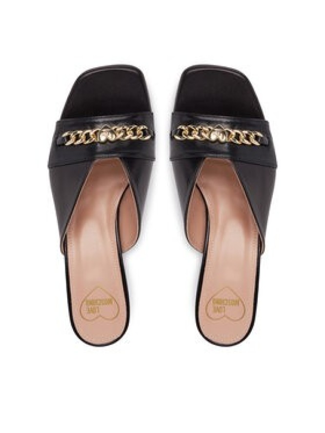 LOVE MOSCHINO Klapki JA28475G0MIE0000 Czarny