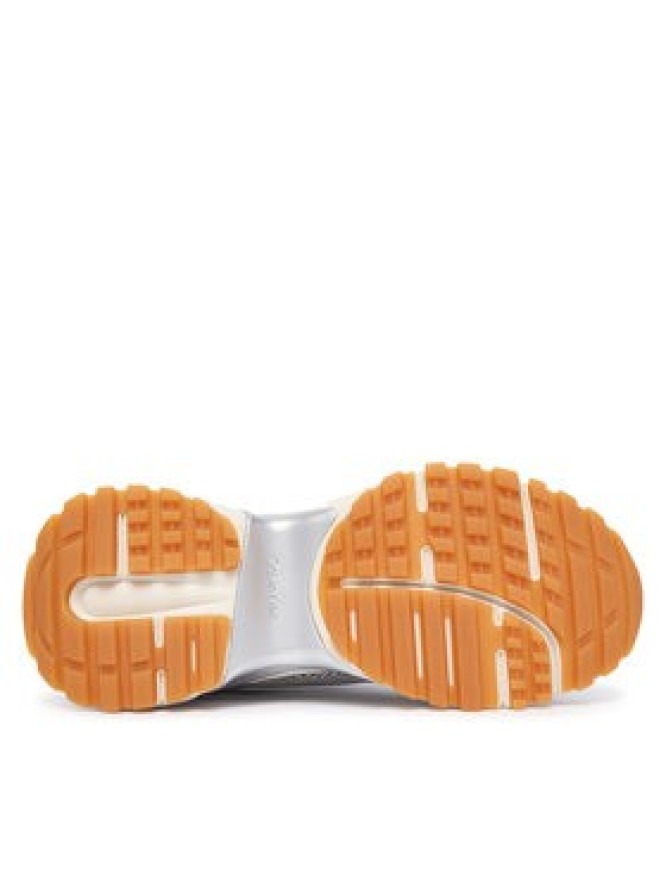 Calvin Klein Sneakersy Hike Runn Ck Stripe Mesh-Lth Met HW0HW03251 Szary