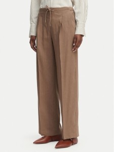 Marella Spodnie materiałowe Alloro 2613131115 Brązowy Regular Fit