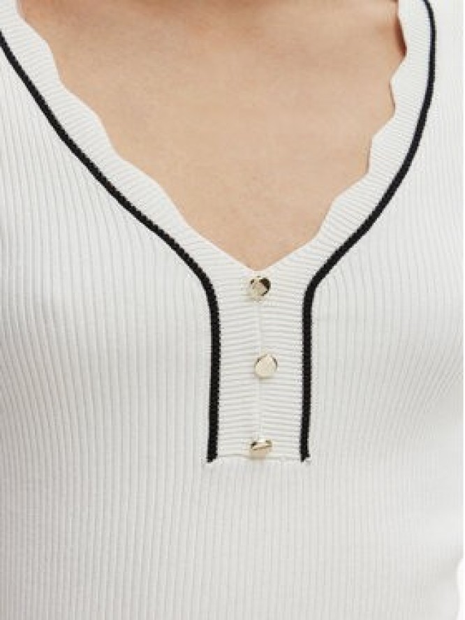 Morgan Bluzka 261-MIREN Biały Slim Fit