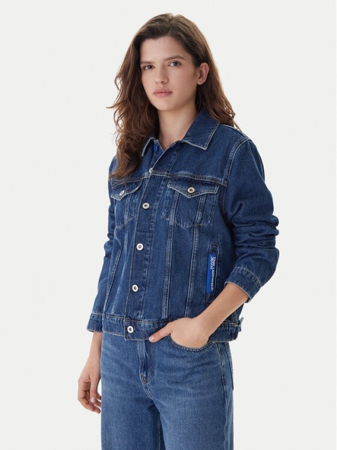Karl Lagerfeld Jeans Kurtka jeansowa A1W14002 Niebieski Regular Fit