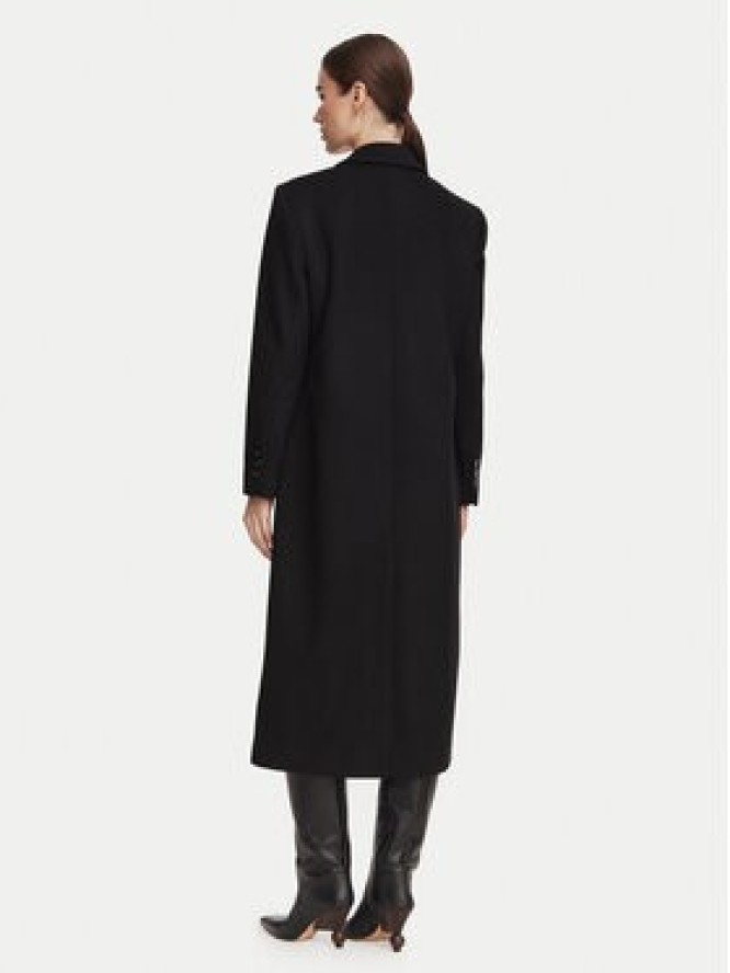 Marella Płaszcz wełniany Pavido 2623016031 Czarny Loose Fit