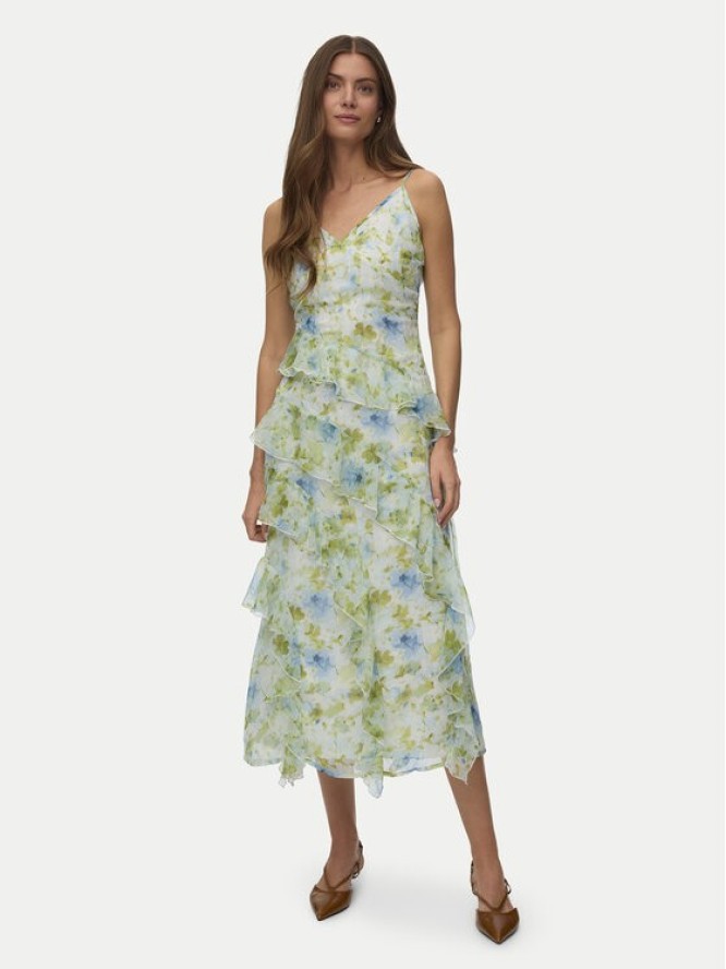 Vero Moda Sukienka wieczorowa Smilla 10346307 Turkusowy Regular Fit